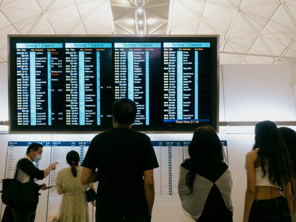 People viewing digital signage content on screens in the Philippines